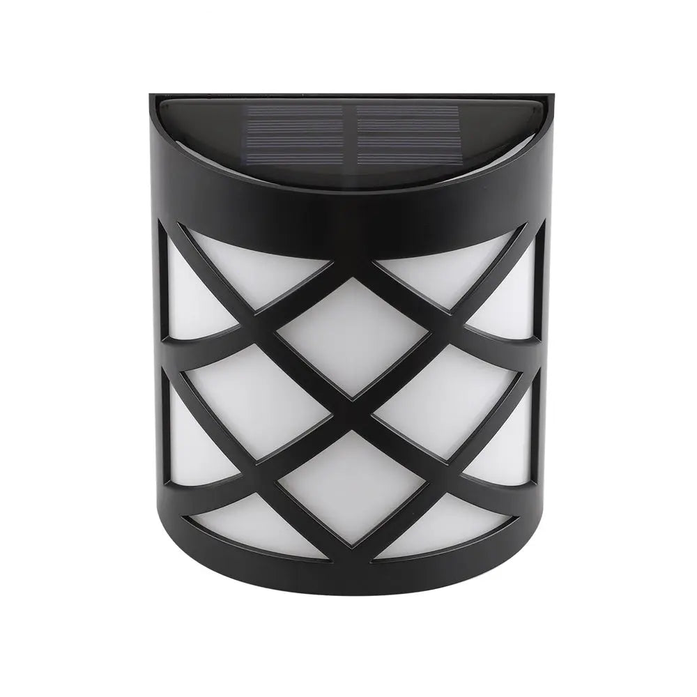 6 LED Outdoor Solar Wall Lights Garden Step Bright Light