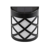 6 LED Outdoor Solar Wall Lights Garden Step Bright Light