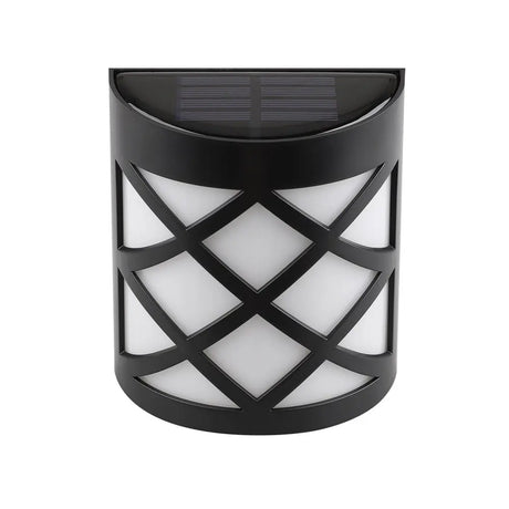 6 LED Outdoor Solar Wall Lights Garden Step Bright Light