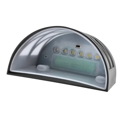 6 LED Outdoor Solar Wall Lights Garden Step Bright Light