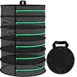 6-Layer 120cm Foldable Herb Vegetable Fruit Drying Dehydrating Rack Mesh Hanging Dryer Bonnyrigg Produce & Garden Supplies