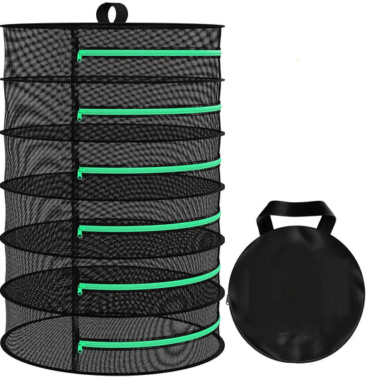 6-Layer 120cm Foldable Herb Vegetable Fruit Drying Dehydrating Rack Mesh Hanging Dryer Bonnyrigg Produce & Garden Supplies