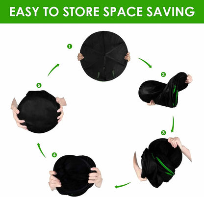 6-Layer 120cm Foldable Herb Vegetable Fruit Drying Dehydrating Rack Mesh Hanging Dryer Bonnyrigg Produce & Garden Supplies