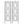 6 Panel Garden Border Trellis for Climbing Plants