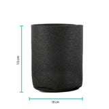 6 Pck 1 Gallon Fabric Flower Pots 3.8L Garden Planter Bags Black Felt Root Pouch Bonnyrigg Produce & Garden Supplies