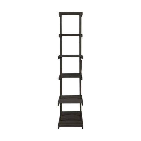 6 Tier Plant Stand Flower Pot Rack Black