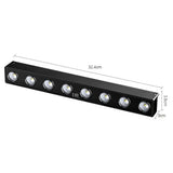 8 LED Solar Wall Light Outdoor Waterproof Garden Balcony Fence Lighting Lamp