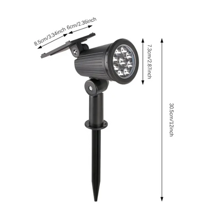 9 LED Solar Spotlights