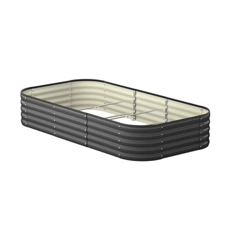9 in 1 Raised Garden Bed Oval Galvanized Steel
