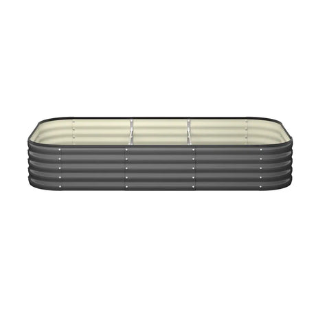 9 in 1 Raised Garden Bed Oval Galvanized Steel