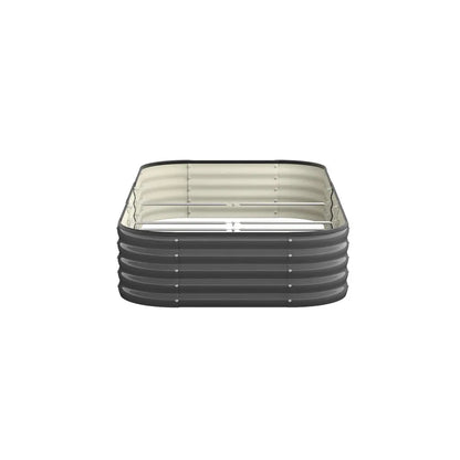 9 in 1 Raised Garden Bed Oval Galvanized Steel