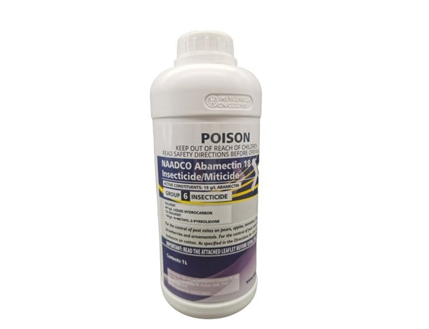 Abamectin 18 Insecticide & Miticide 1L – Broad-Spectrum Pest Control for Crops & Ornamentals