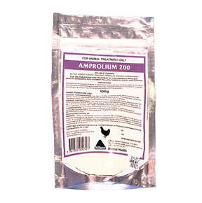 Allfarm Amprolium 200 Coccidiostat 100g: Coccidiosis Prevention and Treatment for Poultry and Pigeons