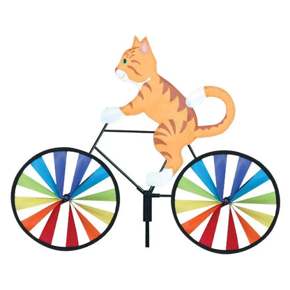 Animal Cartoon Windmill Bicycle Garden Spinner Yard Decoration