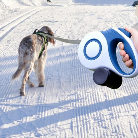 Automatic Retractable Dog Leash 5M – Extendable Rope Lead for Outdoor Walking
