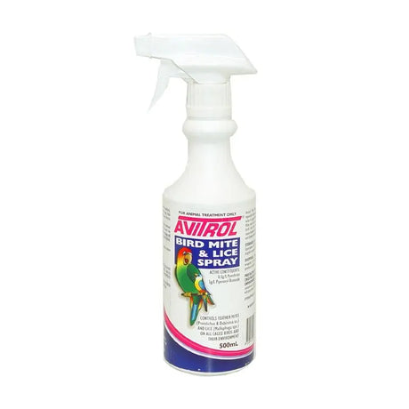 Avitrol Bird Mite &amp; Lice Spray: Ready-to-Use Pyrethrin Spray for Caged Birds