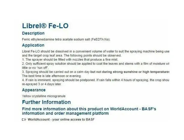 BASF LIBREL FE-LO 1kg BASF
