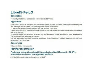 BASF LIBREL FE-LO 1kg BASF