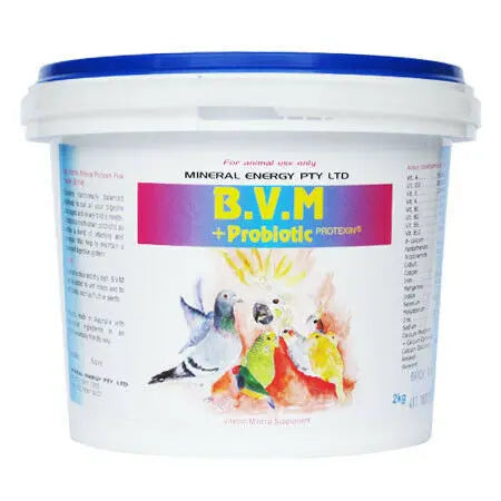 BVM Pink Powder Probiotic 2kg – Complete Bird Vitamin, Mineral & Probiotic Supplement