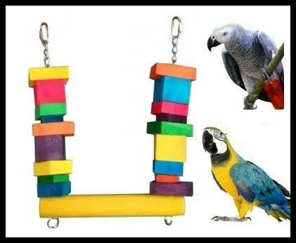 Bird Toy Wood Blocks Swing Large BLT040