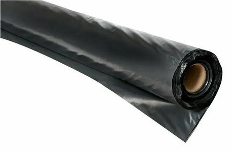 Black Polythene Plastic Roll 4m x 100um x 50m: Garden and Landscaping Film