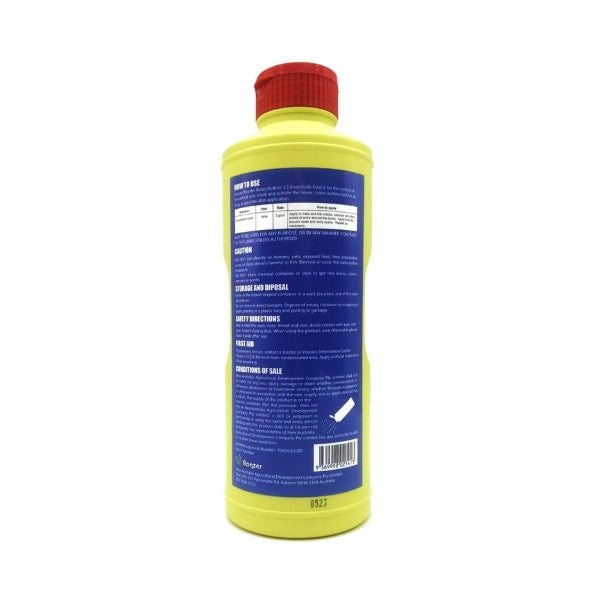 Betacyfluthrin ant powder applied around door frame entry points