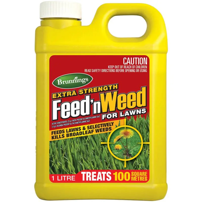 Brunnings Feed n Weed Lawn Fertiliser 1 Litre