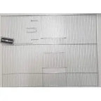 Silver Finch Cage Front 60 × 45cm with Second Door – 8mm Wire Spacing

