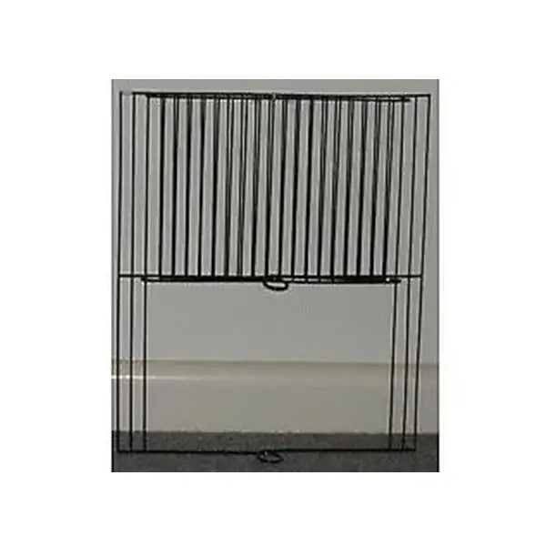Black Wire Cage Front with Door 330x330mm | CFR20B