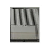 Black Wire Cage Front with Door 330x330mm | CFR20B