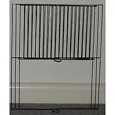 Black Wire Cage Front with Door 330x330mm | CFR20B
