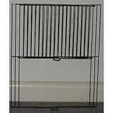 Black Wire Cage Front with Door 330x330mm | CFR20B
