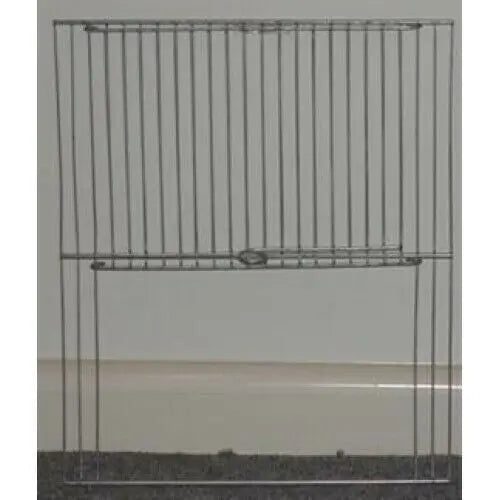 Silver Wire Cage Front with Door 330x330mm | CFR20