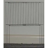 Silver Wire Cage Front with Door 330x330mm | CFR20
