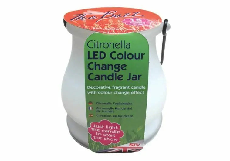 Citronella LED Colour Change Candle Jar