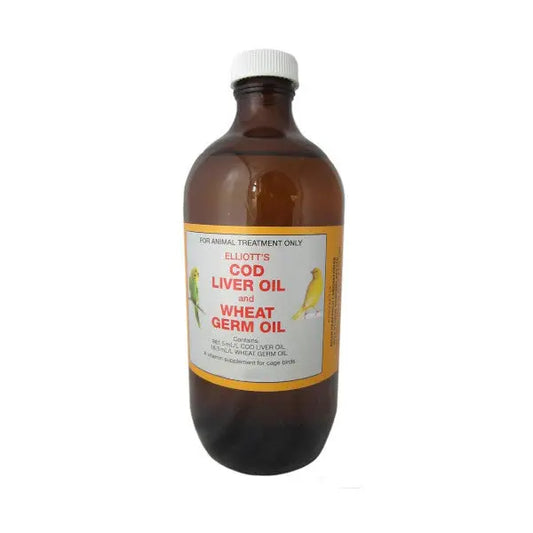 Cod Liver Oil and Wheat Germ Oil 200ml-Cod Liver oil Elliotts