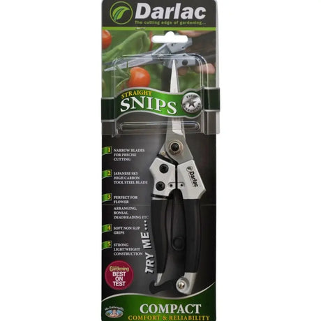 Darlac DP42 Compact Straight Snips: Precision Snips for Detailed Jobs