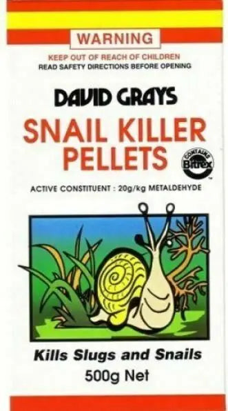 David Grays Snail Killer Pellets 500g: Effective Snail Control