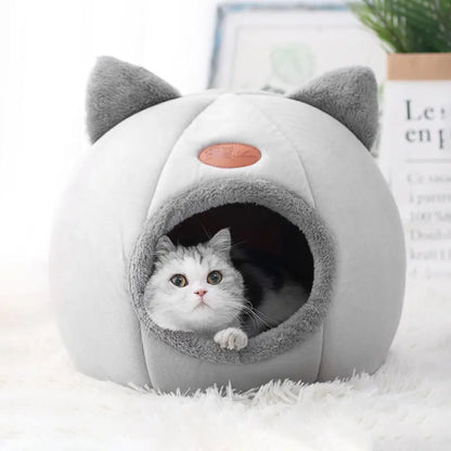 Deep Sleep Comfort In Winter Cat Tent Cozy Cave Nest