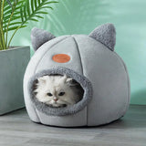 Deep Sleep Comfort In Winter Cat Tent Cozy Cave Nest