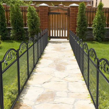 Dog Fence Animal Pet Playpen Barrier Garden Fence for Outdoor Garden