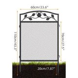 Dog Fence Animal Pet Playpen Barrier Garden Fence for Outdoor Garden