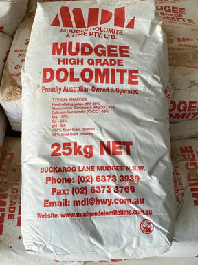 Mudgee High Grade Dolomite 25kg in Australia | Soil pH Lime