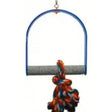 Acrylic Bird Swing with Grit Perch (Small, BLT058): Cage Toy for Small Birds