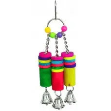 ELI Hanging Wood Blocks With Bells BLT038 Elite Pet Products