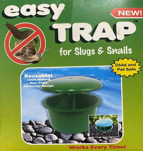 Easy Trap for Slugs & Snails – Reusable Poison-Free Garden Trap (Child & Pet Safe)