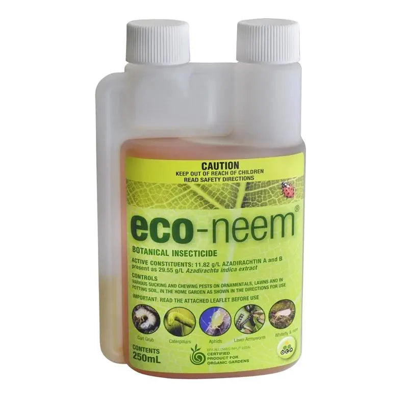 Eco Organic Garden eco-neem 250mL – Botanical Insecticide for Ornamentals & Lawns
