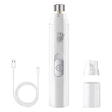 Electric Dog Nail Grinder Pet Nail Clipper USB Rechargeable Trimmers