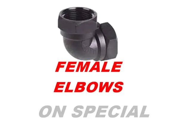 Female Elbow - Threaded Poly Fitting (SE Series) Bonnyrigg Produce & Garden Supplies