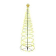 Festive Solar Christmas Tree Lights for Outdoor Garden Scene
